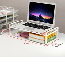 데스크탑 랙 책상 스토리지 및 정렬 선반 책상 계층화 된 단철 베이 창 머리맡 작은 책꽂이 책상, 17