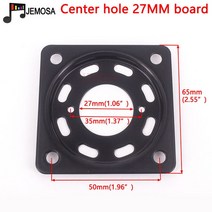 진공광 앰프 1PC 진공관 충격 방지 철판 튜브 소켓 장착 플레이트 2A3 300B KT88 EL34 6V6 KT66 6550 Hifi 오디오 증폭기, [03] 27MM plate