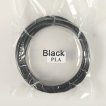3d프린터 재료 3d 펜 용 플라스틱 10 미터 pla 1.75mm 3d 프린터 필라멘트 인쇄 재료 압출기 액세서리 부품 투명 흰색 나무, Black, Black