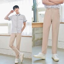 (하복) 스판 연베이지 교복바지 남자 (SS~6XL)