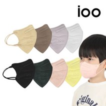 킨즈 IOO 아이오 마스크 유아 초소형 소형 신생아 어린이 마스크 100매, M, 화이트 100매