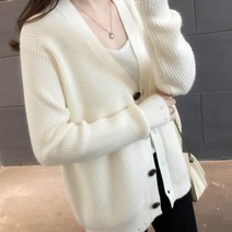가바바 여성 가디건 브이넥 줄무늬가 더욱 청순해 보이는 데일리 가디건 G38951