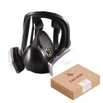 TAE WOL INSMA 6800전면형 방독면 방독마스크, 옵션3 마스크+정화통+커버