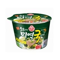 오뚜기 쇠고기 미역국 라면 100g x12컵
