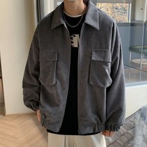 럭셔리 패션 남자 캐주얼자켓 트렌디한 누빔 헌팅 부드러운 프레피룩 스타일 놈코어 디자인