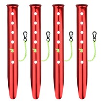 4 pcs u 자형 눈 손톱 알루미늄 합금 손톱 못 해변 모래 땅 말뚝 캠핑 텐트 액세서리, 그물