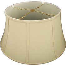 Royal Designs Shallow Drum Bell Billiotte Wall Lamp Shade - Beige 8 x 12.5 7.6, 한개옵션0