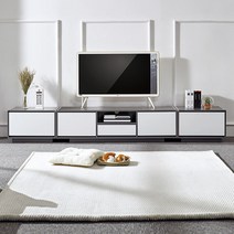 라벨라F 파밀라 2700 1단 TV 거실장 세트 (착불)/, 화이트