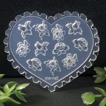 네일아트 나비 꽃 금붕어 3D 아크릴 네일 몰드 궁전 장식 DIY 디자인 실리콘 매니큐어 몰드 네일 아트 1 개 네일팁 네일스티커 네일재료, 25 MD-81, 1개