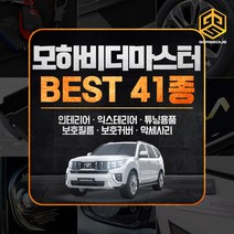 [골져스] 신형 모하비 더마스터 차량용품 실내 기스방지 커버 튜닝 악세사리, 17.도어캐치 스티커 헤어라인실버무광