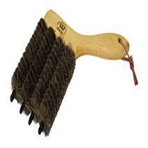 REDECKER Dark Goat Hair - 4 in One - Venetian Blind Brush with Oiled Beechwood Handle 4-3/4-Inches, 1