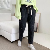세미 코디 여자바지 캐쥬얼 빅사이즈 밴딩 면