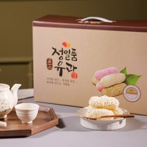 정일품 찹쌀 유과지함 1호 명절 설 선물세트 전통 선물 유과선물, 5개, 500g