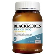 Blackmores 블랙모어 무취 피쉬오일 1000mg 오메가3 200 캡슐 호주약국직구