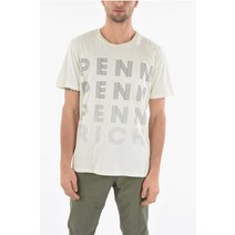 Woolrich PENN-RICH REPEATED 로고 프론트 스트릿 CREW-NECK 티셔츠 COWYTEE0456UT1411 86