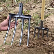 고구마괭이 로타리삽 감자 캐는도구 수확 삼지창, 강화 강철 포크