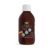 네이처스웨이 NutraVege 오메가3 플랜트 200ml 리퀴드 크랜베리 오렌지, Cranberry Orange, 6.8 Fl Oz (Pack of 1)