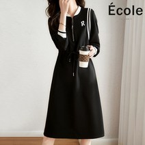 에꼴드파리 스타디움 지퍼 원피스_F28WOB012Z