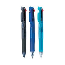 제브라 클립온 4색볼펜 B4A3 0.7mm, 04-투명