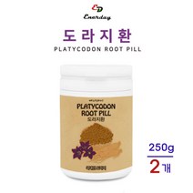 도라지환 약도라지 길경 생도라지 산도라지 건도라지 깐도라지 도라지차 사포닌 이눌린 목 기침 가래 기관지 폐 에 좋은 음식 도라지 효능 국산 100%, 250g X 2통