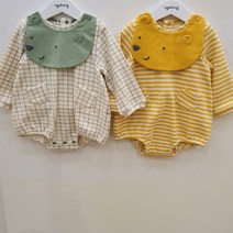 아가방 봄이월~! *던베베바디수트(턱받이)* 봄부터 가을까지~! 고급 실내&외출복~! #한정상품#