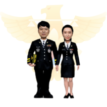 아바타피규어 주문제작 실사 경찰 정복 피규어 은퇴 은퇴패 진급 진급패 트로피 감사 감사패 기념 기념패 축하 축하패 공로 공로패 선물, 4-경례