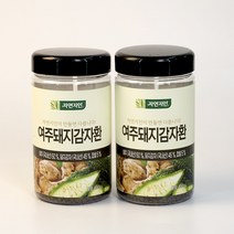자연지인 국내산 여주돼지감자환 400g 용기형건강환 여주환 돼지감자환, 2통