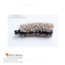 포타로사 [POTAROSA]크리스탈 비즈 10.5cm 애나 집게핀