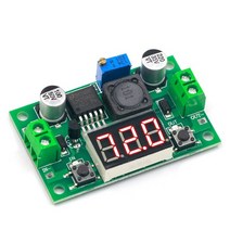 DC-DC 벅 다운 모듈 LM2596 DC DC 4.0 40V 1.25-37V LED 계가있는 가변 가변 레귤레이터, One Color_One Size, 상세 설명 참조0, 상세 설명 참조0
