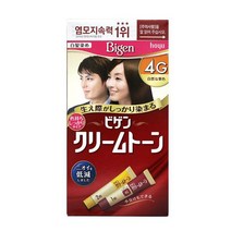 비겐크림톤 염색약 60g 4G 자연밤색, 비겐 크림톤 60g 6G자연갈색