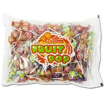 푸루트팝 롤리팝 막대 사탕 과일맛 대용량 캔디, 1개, 2kg