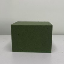 꽃꽂이용 오아시스 플라워박스용 플로랄폼 꽃꽂이폼 사각형 꽃꽂이용 플라워폼 스폰지 생화용 1p, 단품