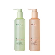 BRTC 안티폴루션 클렌징오일 2종 SET (블랙헤드 오일 300ml+풀메이크업 300ml), 안티폴루션 앤 블랙헤드 클렌징 오일