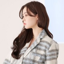 가발매니아 루즈펌 3피스 52cm 파워1피스+부분2피스 (고열사), 초코브라운
