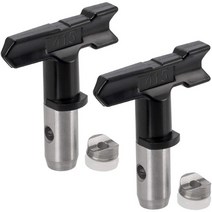 에어리스 도장기 뿜칠도장 페인트 분사기 abhg 2 pcs 가역 스프레이 팁 노즐 기계, 311