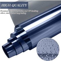 붙이는 거울 알리버트 YaJing 편도 미러 윈도우 필름 열 제어 자외선 차단 유리 자체 접착 개인 정보 보, 02 파란_16 40x100cm