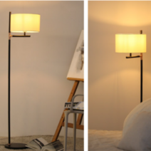 롱스탠드 에시아 침실 무드등 인테리어 명품 거실 장스탠드, LED볼전구숏(전구색)