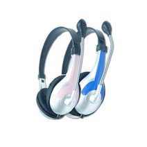 KCJ PC 유선 헤드셋 강의용 어학용 채팅용 헤드셋마이크, 유선 헤드셋 FD-490(핑크)