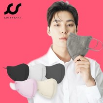 kf94 새부리형 김국산 마스크 씬핏 3중마스크, 블랙-중형, 100매