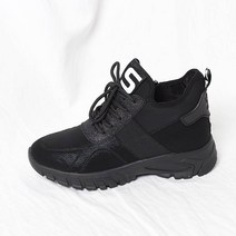 따뜻하고 발편한 논슬립 키높이 스니커즈 슬립온 하이탑 운동화 고무창 4cm