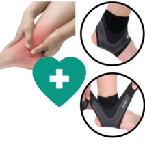 발목 아킬레스건 보호대 서포터, L사이즈 좌우