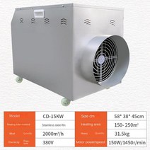 미니온풍기 전기 캠핑 산업용 난방 공장 대형 농장 온실 고출력 열 선풍기, 3.15KW 380V SKU3