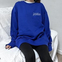 뉴욕 양키즈 맨투맨 (블루/화이트)