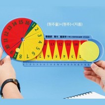 원넓이 원주율 계산 교육용 수학교구 마그네틱 원형 초등교과 방과후수업 연산학습