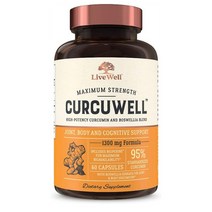 (번들) 리브웰 커큐웰 커큐민+보스웰리아 60캡슐 2개 Livewell CurcuWell Curcumin Boswellia