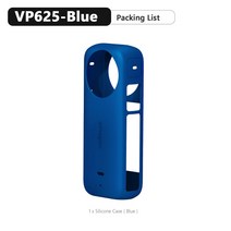 Insta360 X3 용 실리콘 보호 케이스 액세서리 인스타 360 원 소프트 슬리브 방진 쉘, 02 VP625-Blue