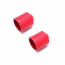 폭스 스마일 실리콘 당구 스누커 보호 커버 케이스 풀 테이블 큐 케이스 하단 액세서리 2 개, A red 2pcs