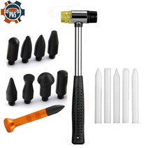 글루 덴트 자동 수리 키트 도구 바디 페인트 없는 제거 탭 다운 고무 망치 바디 수정, 세트 4-11pcs