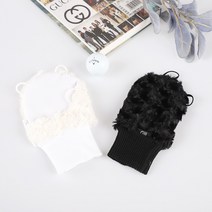 겨울 여성 남성 골프 방한 오른손 손등토시 손등장갑 핸드워머, 화이트