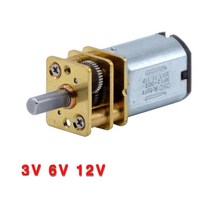 감속 기어 모터 속도조절 3V 6V 12V DC N20 미니 마이크로 메탈 기어 모터 휠 포함 15 30 50RPM 100 200R, 05 200RPM_01 3 볼트